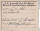 Etiketten zu Turmalin (NHMW-MIN-Ag963)